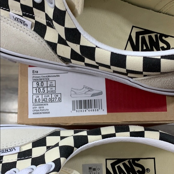 • VANS ERA PRIMARY CHECK Mshmfw/Black men’s - Picture 14 of 16